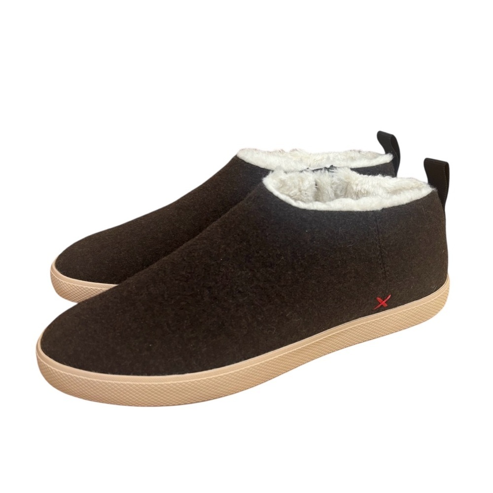 XTRATUF Homer Brown Wool Slip On Loafers Men’s 9 Women’s 11 Comfort Shoe NWOB